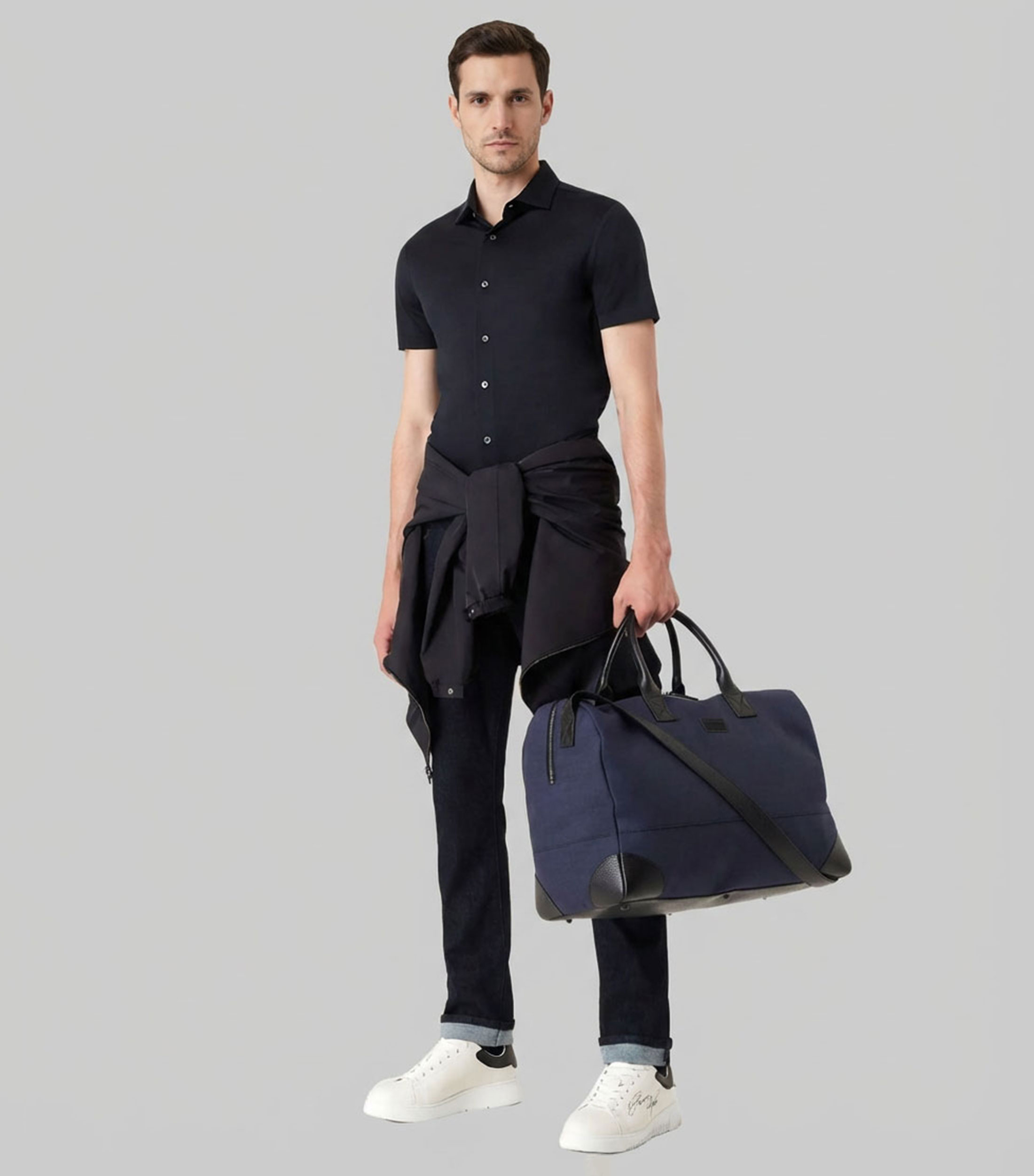 Camisa con manga corta Hombre